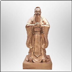 校園孔子雕塑鑄造